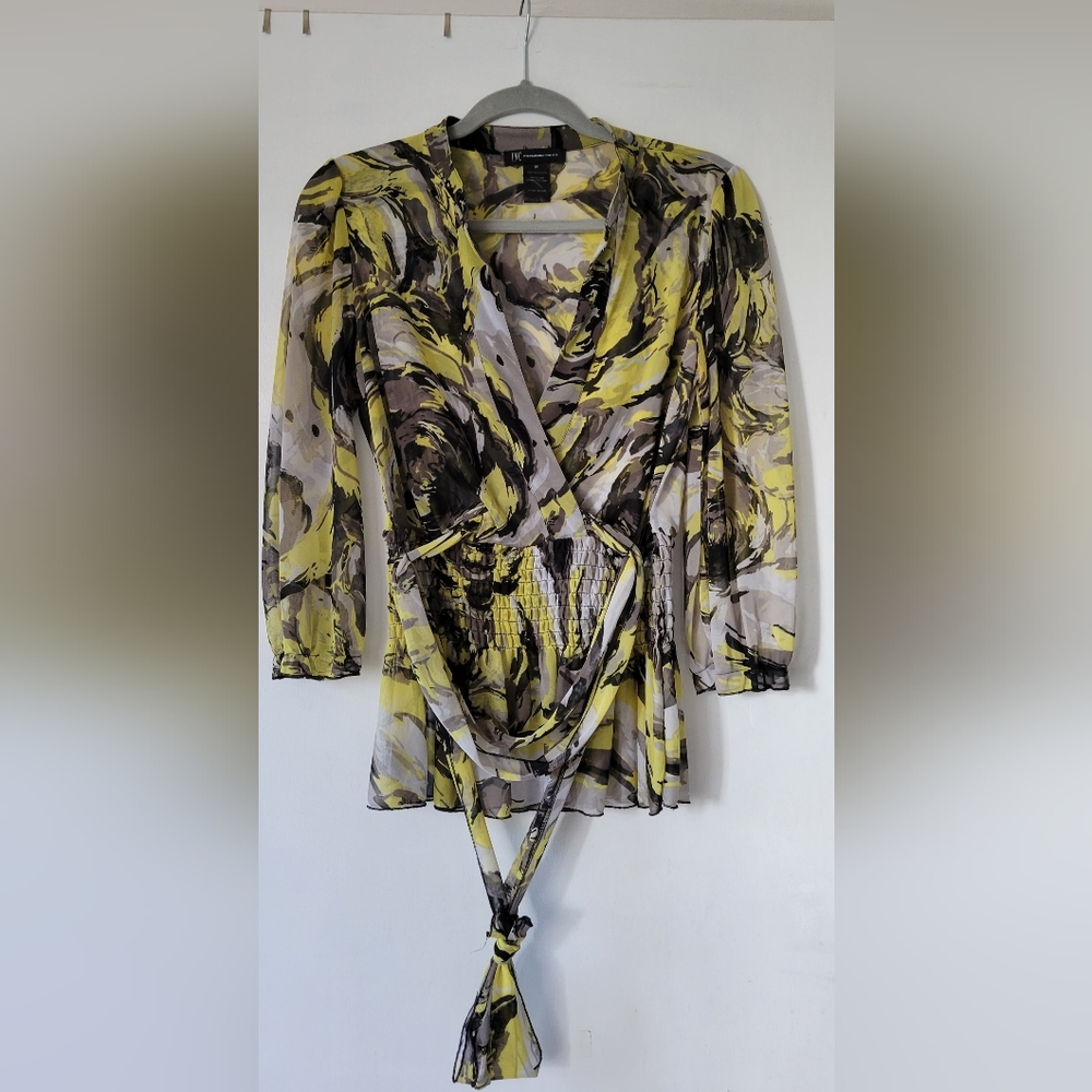 INC Wrap Blouse Size M